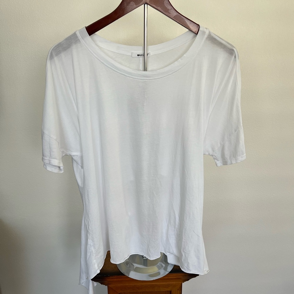LAmade white tee with tie back size S